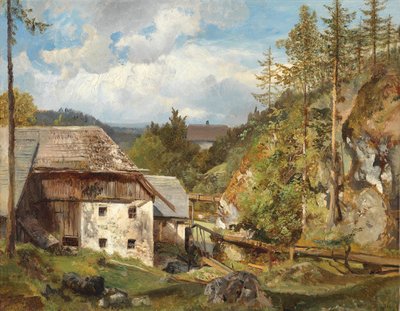 The Mill in the Wood by Emil Jakob Schindler